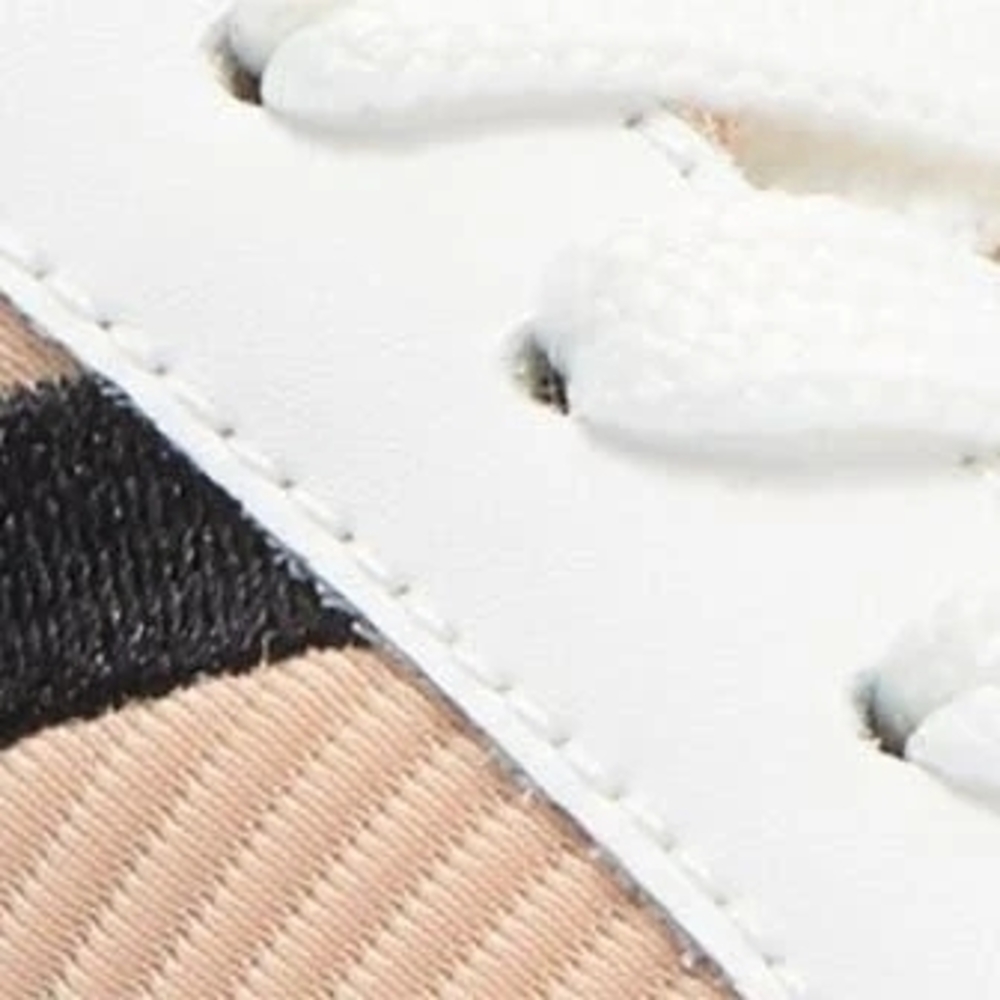 Karl Lagerfeld Paris Women’s Shila Platform Beige/ White Sneakers Size 11 - Picture 9 of 10